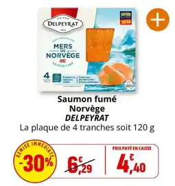 Coccinelle Express DELPEYRAT Saumon fumé offre
