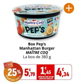 Coccinelle Express MAÎTRE COQ Pep's Manhattan Burger offre