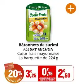 Coccimarket FLEURY MICHON Bâtonnets de surimi offre