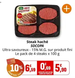 Coccinelle Express SOCOPA Steak haché offre