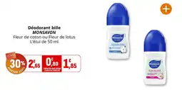 Coccinelle Express Monsavon Déodorant bille offre