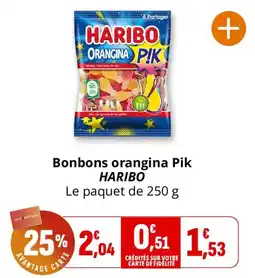 Coccimarket HARIBO Bonbons orangina Pik offre