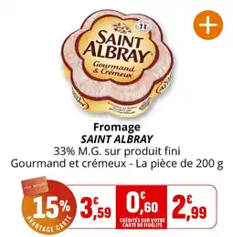 Coccimarket SAINT ALBRAY Fromage offre