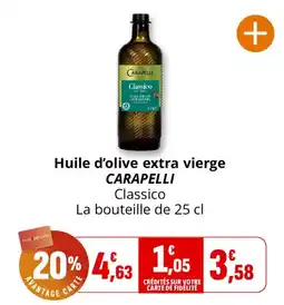 Coccimarket CARAPELLI Huile d'olive extra vierge offre