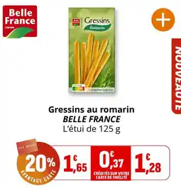 Coccimarket Belle France Gressins au romarin offre