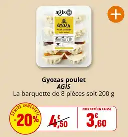 Coccinelle Express AGIS Gyoza poulet offre