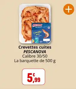 Coccinelle Express PESCANOVA Crevettes cuites offre