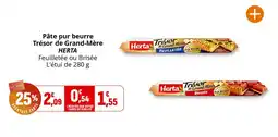 Coccinelle Express Herta Pâte pur beurre Trésor de Grand-Mère offre