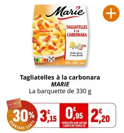 Coccinelle Express MARIE Tagliatelles à la carbonara offre