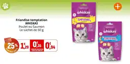 Coccimarket WHISKAS Friandise temptation offre