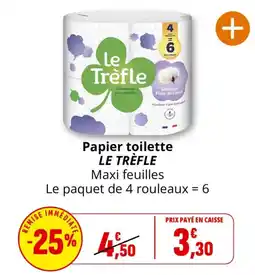 Coccimarket Le Trèfle Papier toilette offre