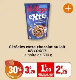 Coccinelle Express KELLOGG'S Céréales extra chocolat au lait offre