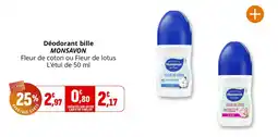 Coccimarket Monsavon Déodorant bille offre