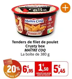 Coccimarket MAÎTRE COQ Tenders de filet de poulet offre