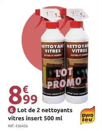 Pyro feu Nettoyant vitres