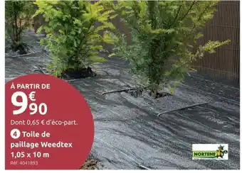 NORTENE Toile de paillage Weedtex