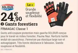 Espace emeraude Solidur gants offre