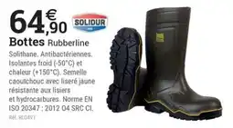 Espace emeraude SOLIDUR Bottes Rubberline offre