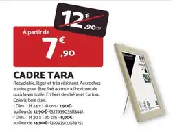 Bricomarché CADRE TARA offre