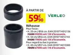 Mr Bricolage VERLEO Réhausse offre