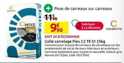 Mr Bricolage CEMENTIS Colle carrelage Flex C2 TE S1 offre