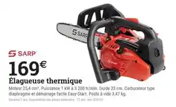 Espace emeraude SARP Élagueuse thermique offre