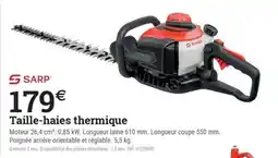 Espace emeraude SARP Taille-haies thermique offre