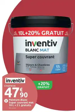 Mr Bricolage inventiv Peinture Blanc offre