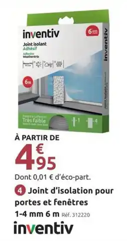 Mr Bricolage inventiv Joint isolant Adhésif offre