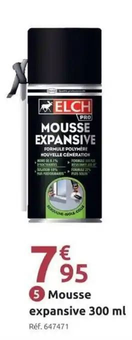 ELCH Mousse expansive
