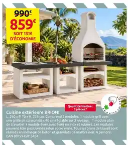 Mr Bricolage BRIONI Cuisine extérieure offre