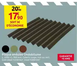 Mr Bricolage Ondobitume Plaque ondulée offre