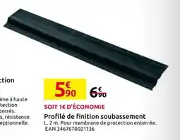Mr Bricolage Profilé de finition soubassement offre