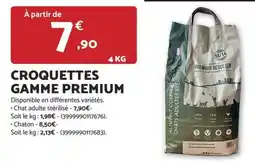 Bricomarché CROQUETTES GAMME PREMIUM offre