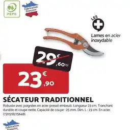 Bricomarché SÉCATEUR TRADITIONNEL offre