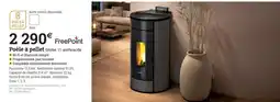 Espace emeraude FreePoint Poêle à pellet Globe 11 anthracite offre