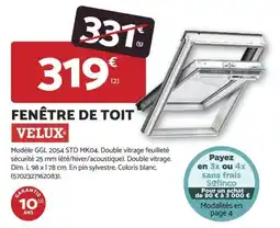 Bricomarché VELUX FENÊTRE DE TOIT offre