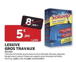 Bricomarché Soluxia Lessive Gros Travaux offre