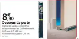 Espace emeraude Dessous de porte offre