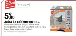 Espace emeraude Ellen Joint de calfeutrage offre