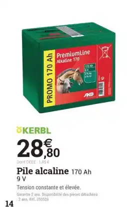Espace emeraude AKO Pile alcaline offre