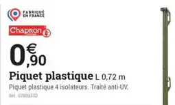 Espace emeraude Chapron Piquet plastique offre