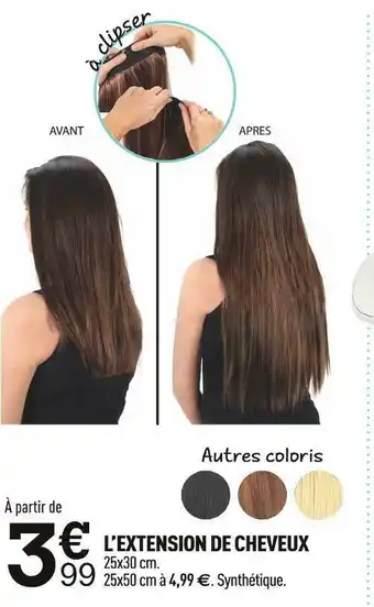 Centrakor L’extension de cheveux offre