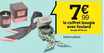Centrakor Le coffret bougie avec foulard offre