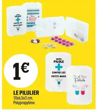 Centrakor Le pilulier offre