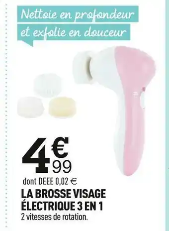 Centrakor La brosse visage électrique 3 en 1 offre
