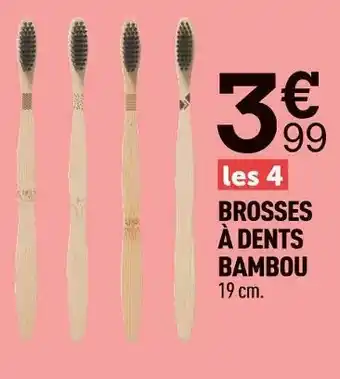 Centrakor Brosses à dents bambou offre