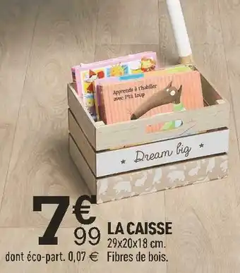 Centrakor La caisse offre