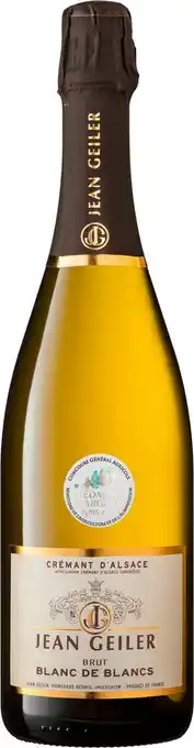 Match Jean geiler blanc de blancs crémant d'alsace aop offre