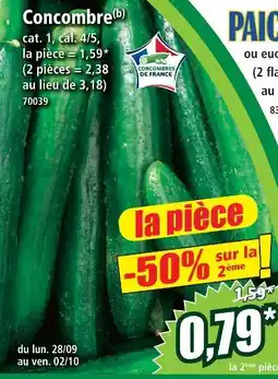 Norma Concombre offre